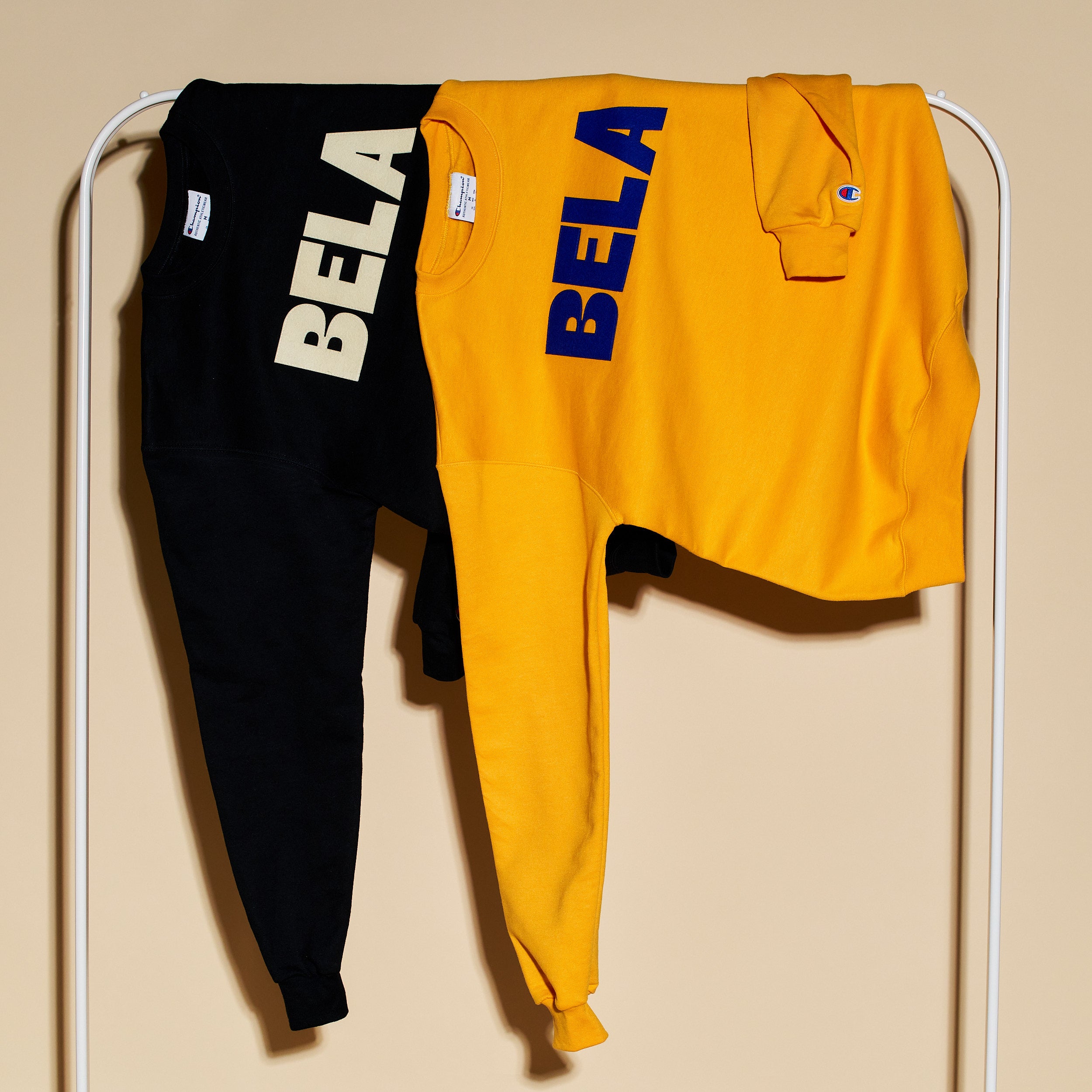 BELA yellow and black shirts