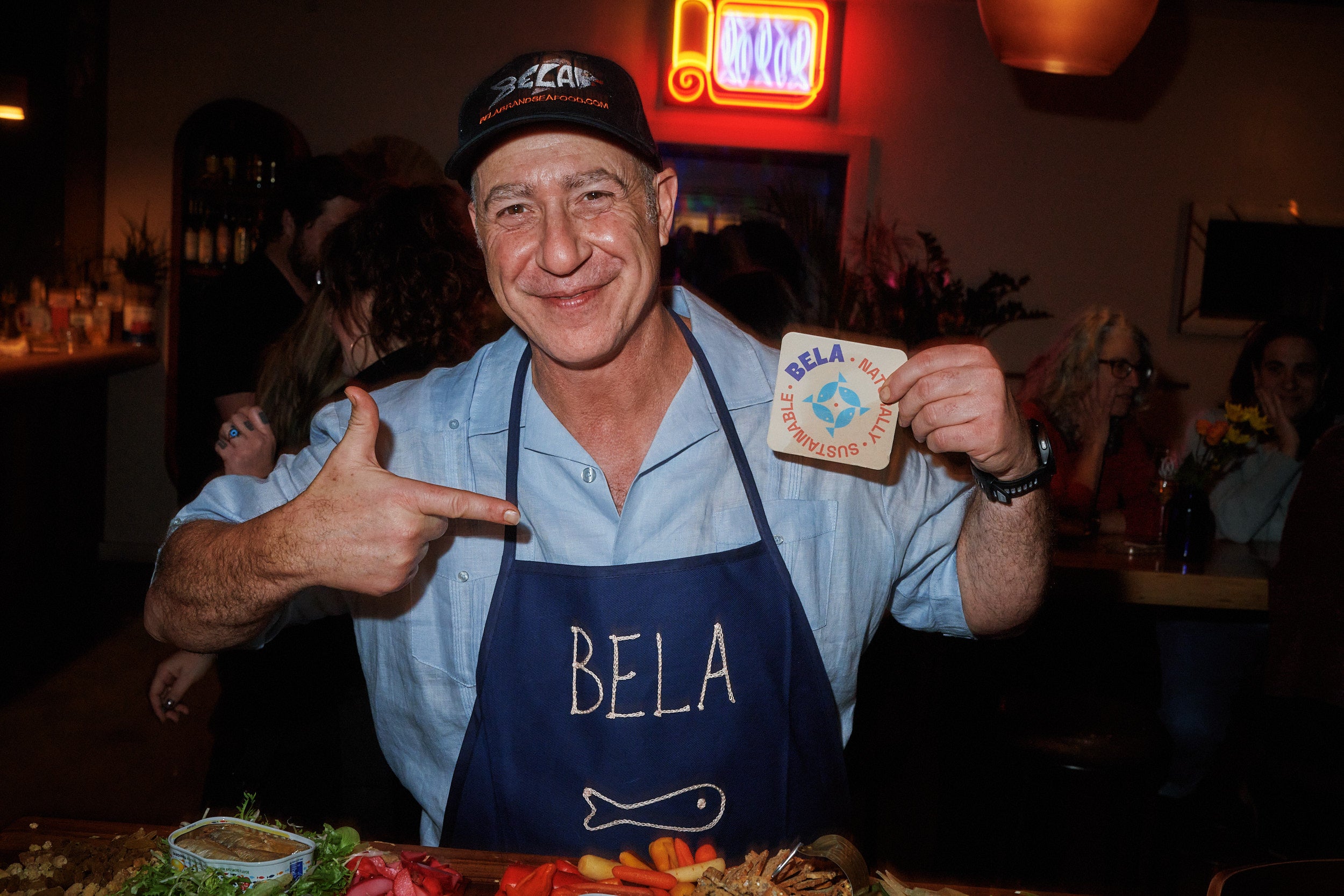 Joshua with BELA coaster
